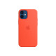 Apple - Cover per cellulare - con MagSafe - silicone - arancione elettrico - per iPhone 12 mini