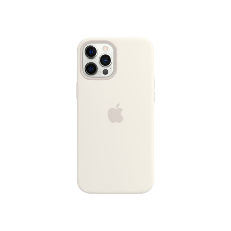 Apple - Cover per cellulare - con MagSafe - silicone - bianco - per iPhone 12 Pro Max