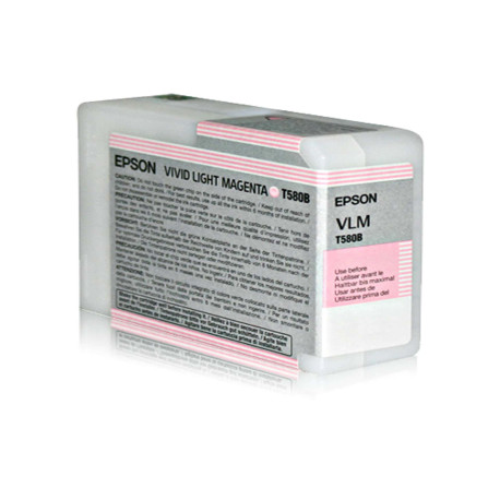 Epson - Tanica - Magenta chiaro - T580B - C13T580B00 - 80ml