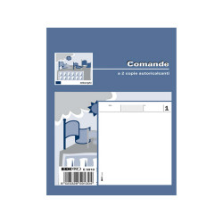 Blocco comande - 25/25 fogli autoricalcanti - 17 x 9,9cm - Edipro