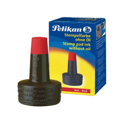 Inchiostro 4k per cuscinetti - senza olio - 28 ml - rosso - Pelikan