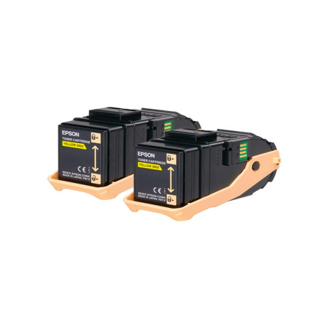 Epson - Toner Confezione doppia - Giallo - S050606 - C13S050606  - 15.000 pag