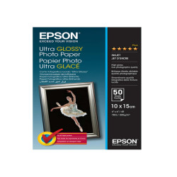 Epson - Ultra Glossy Photo Paper - 10 x 15 cm - 50 Fogli - C13S041943
