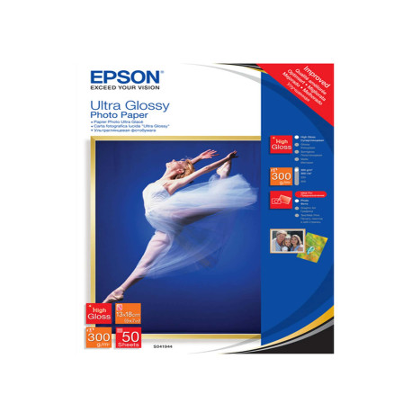 Epson - Ultra Glossy Photo Paper - 13 x 18cm - 50 Fogli - C13S041944