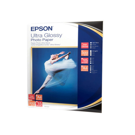 Epson - Ultra Glossy Photo Paper - A4 - 15 Fogli - C13S041927