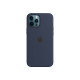 Apple - Cover per cellulare - con MagSafe - silicone - deep navy - per iPhone 12 Pro Max