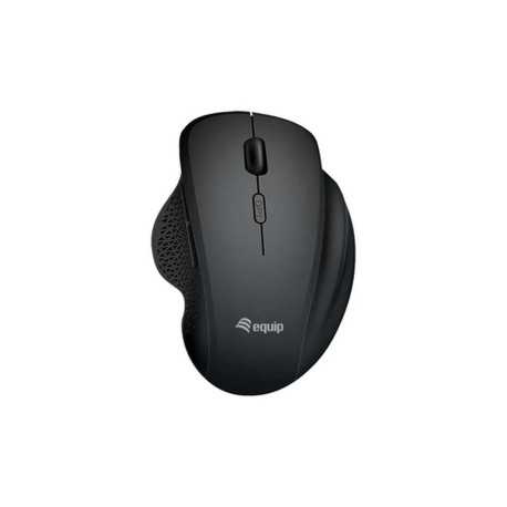 Equip 245121, Mano destra, Ottico, RF senza fili + Bluetooth, 1600 DPI, Nero