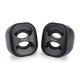 Equip 245330, 2.0 canali, Cablato, 3 W, 90 - 20 Hz, 40 O, Nero