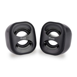 Equip 245330, 2.0 canali, Cablato, 3 W, 90 - 20 Hz, 40 O, Nero