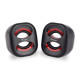 Equip 245331, 2.0 canali, Cablato, 3 W, 90 - 20 Hz, 40 O, Nero