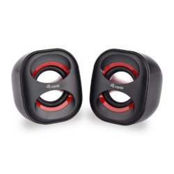 Equip 245331, 2.0 canali, Cablato, 3 W, 90 - 20 Hz, 40 O, Nero