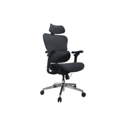 Equip 651052, Seduta imbottita, Schienale imbottito, Nero, Nero, Rete, Nylon, Nylon, Rete