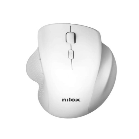 ERGONOMIC WIRELESS MOUSE NILOX WHIT