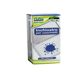 Inchiostro per cuscinetti - 30 ml - senza olio - blu - Lebez