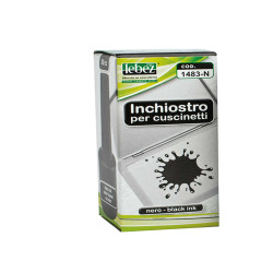 Inchiostro per cuscinetti - 30 ml - senza olio - nero - Lebez