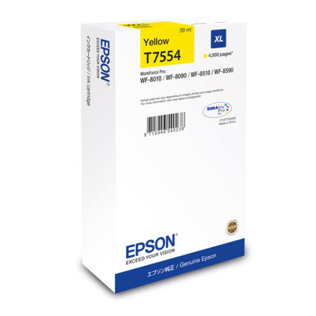 Epson - Tanica - Giallo - T7554 - C13T755440 - 39ml