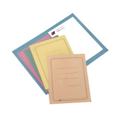Cartellina semplice con stampa - 145 gr - 25 x 34 cm - rosa - cartoncino manilla - Cartotecnica del Garda - conf. 100 pezzi