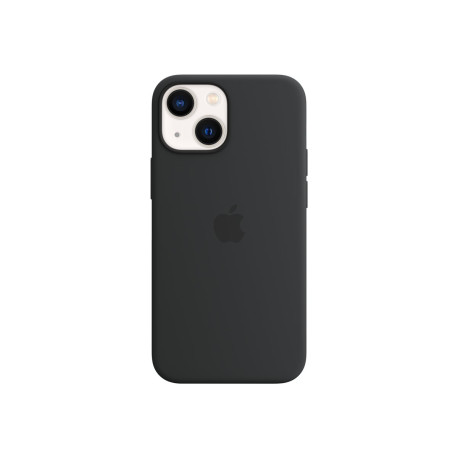 Apple - Cover per cellulare - con MagSafe - silicone - mezzanotte - per iPhone 13 mini