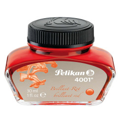 Inchiostro stilografico 4001 - 30 ml - rosso - Pelikan