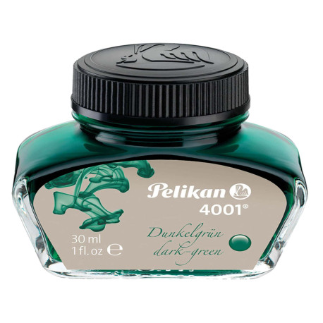 Inchiostro stilografico 4001 - 30 ml - verde scuro - Pelikan