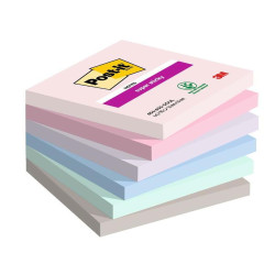 Foglietti Post-it Super Sticky 76 mm x 76 mm 6 blocchetti da 90 fogli Soulful