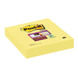 FOGLIETTI POST-IT® SUPER STICKY COLORE GIALLO CANARY . A RIGHE. FORMATO XL.