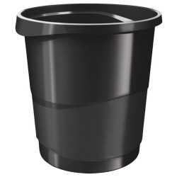 Cestino gettacarte Europost VIVIDA - 25,8 x 28,5 cm - altezza 32,2 cm - 14 L - nero - Esselte