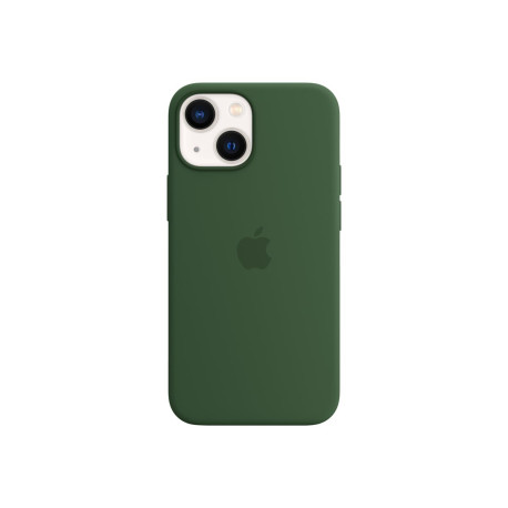 Apple - Cover per cellulare - con MagSafe - silicone - trifoglio - per iPhone 13 mini