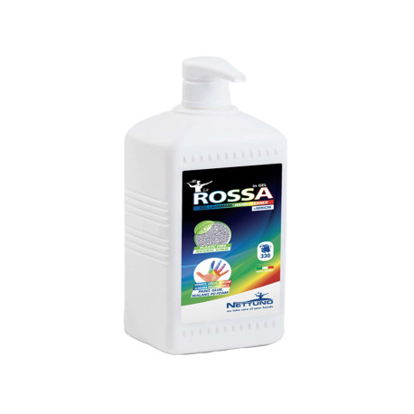 Gel lavamani La Rossa Gel - flacone con dosatore - 1000 ml - Nettuno