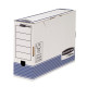 Scatola archivio Bankers Box System - formato legale - 36 x 25,5 cm - dorso 10 cm - Fellowes