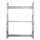 Kit scaffale - per pneumatici - 3 ripiani - 150 x 50 x 220 cm - acciaio - Tecnotelai