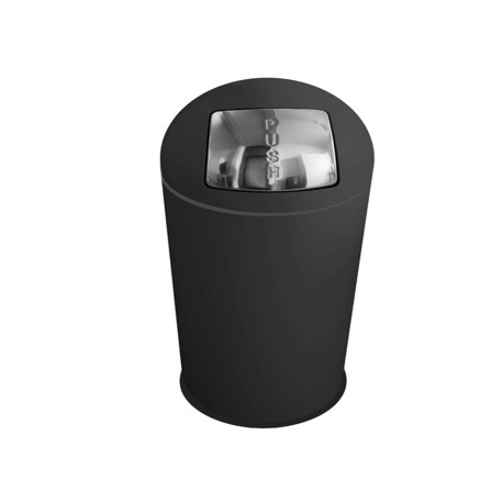 Gettacarte Push - diametro 35 cm - H 92 cm - nero - Stilcasa