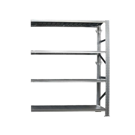 Kit scaffale industriale - modulo estensione - 4 ripiani - 120 x 50 x 200 cm - acciaio - Tecnotelai