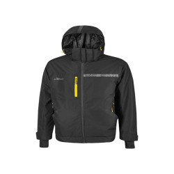 Giacca Wink - idrorepellente - taglia L - nero/giallo - U-Power