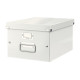 Scatola archivio Click & Store - 28,1 x 20 x 37cm (A4) - bianco - Leitz