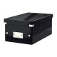 Scatola archivio Click & Store - per DVD - 20,6 x 14,7 x 35,2 cm - nero - Leitz
