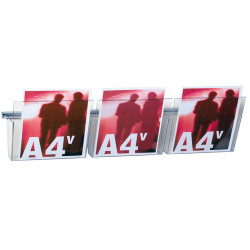 Kit Vision VS/3 - larghezza 75 cm - 3 tasche A4 trasparenti - Studio T