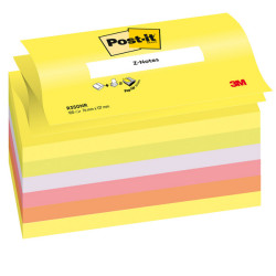 Blocco Post it® Super Sticky Z Notes - R350NR - 76 x 127 mm - assortiti neon - 100 fogli - Post it®