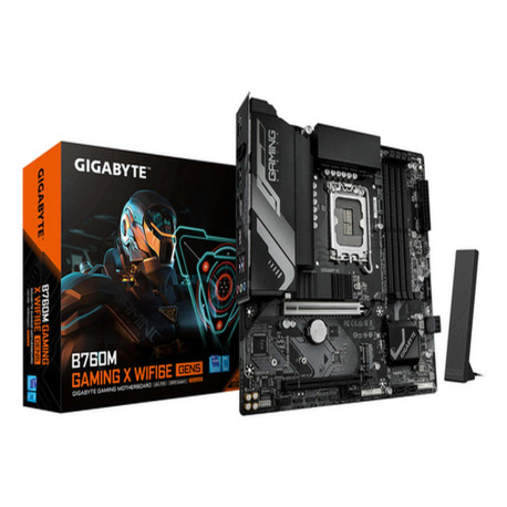 GIGABYTE B760M GAMING X WIFI6E GEN5 Scheda Madre – Supporta processori Intel Core di 14a generazione, VRM a 8+1+1 fasi, fino a 