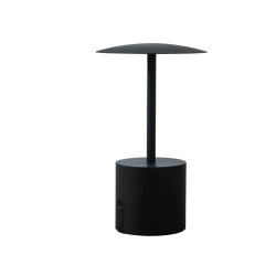 Lampada da tavolo Rocket - a led - alluminio - nero - King Collection