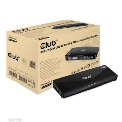 Club3D USB3.2 Gen1 UHD 4K Docking Station DisplayLink Certified