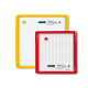 Lavagna magnetica Lmv - quadretti - 26 x 36 cm - cornice in colori assortiti - Arda