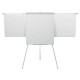Lavagna portablocco Classic con cavalletto - 100 x 68,5 cm - bracci estensibili - bianco - Nobo