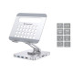 Conceptronic DONN26G, Supporto multimediale, Argento, Alluminio, Tablet, 100 W, MicroSD (TransFlash), SD, SDHC, SDXC