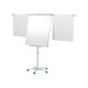 Lavagna portablocco Classic con ruote - 100 x 70 cm - bracci estensibili - bianco - Nobo