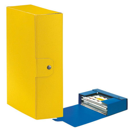 Scatola progetto Eurobox - dorso 10 cm - 25 x 35 cm - giallo - Esselte