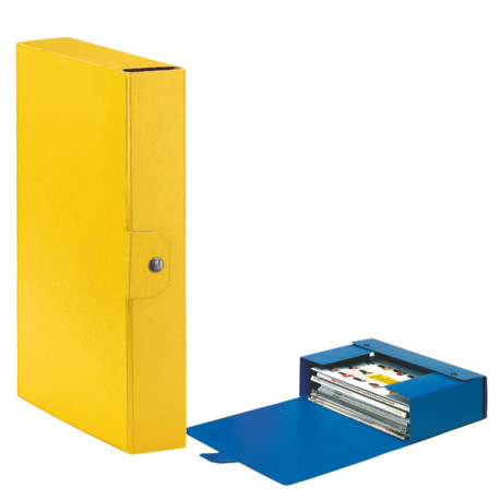 Scatola progetto Eurobox - dorso 6 cm - 25 x 35 cm - giallo - Esselte