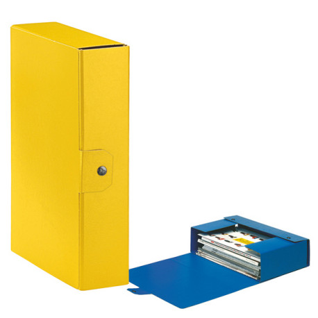 Scatola progetto Eurobox - dorso 8 cm - 25 x 35 cm - giallo - Esselte