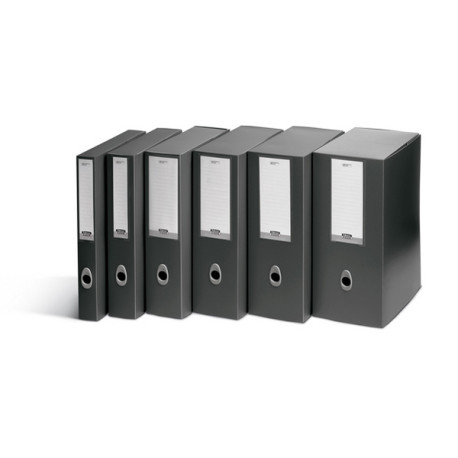 Scatola progetto Plus Vip - 34,5 x 24,5 cm -  dorso 12 cm - grigio antracite - Fellowes