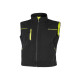 Gilet donna Saturn Lady - taglia M - nero/giallo - U-Power